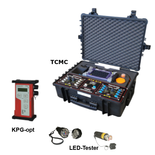 measurement tools KPG-opt, LED Tester and TCMC